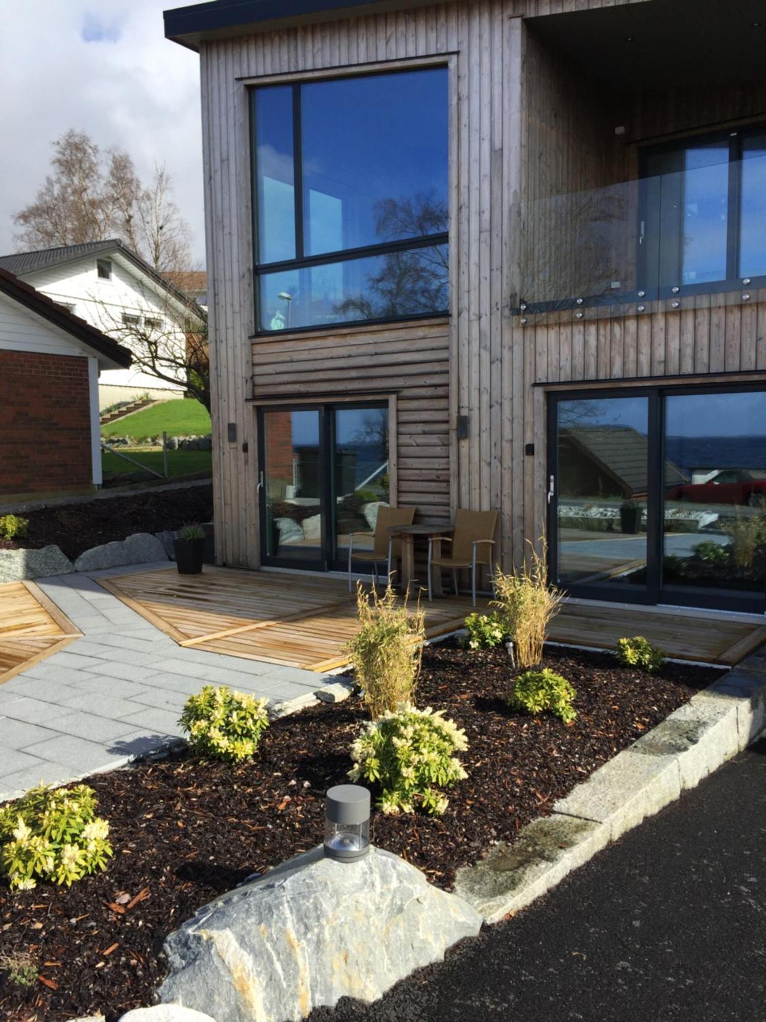Ferienwohnung Haabakk On Sea Tau Exterior foto