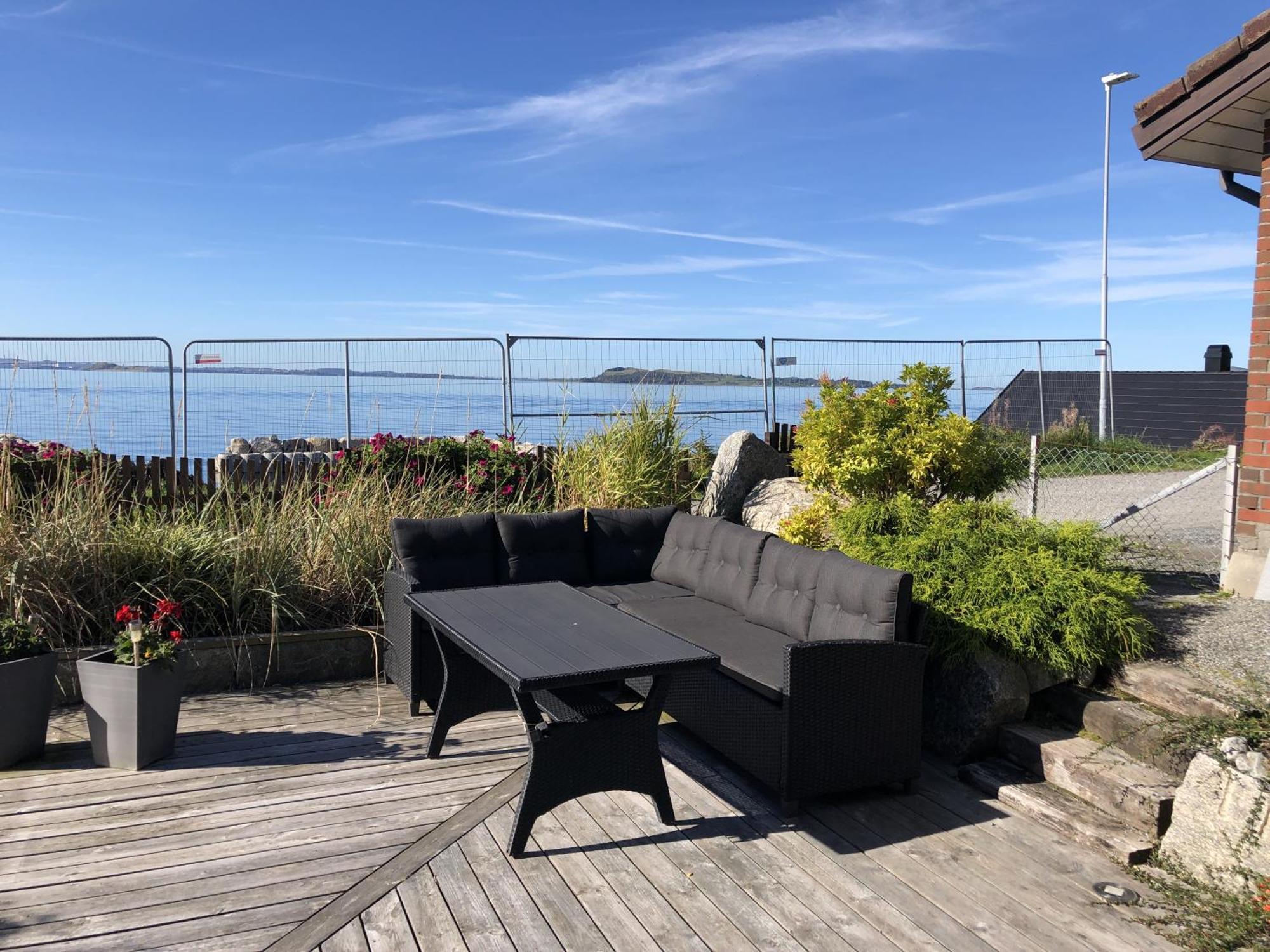 Ferienwohnung Haabakk On Sea Tau Exterior foto