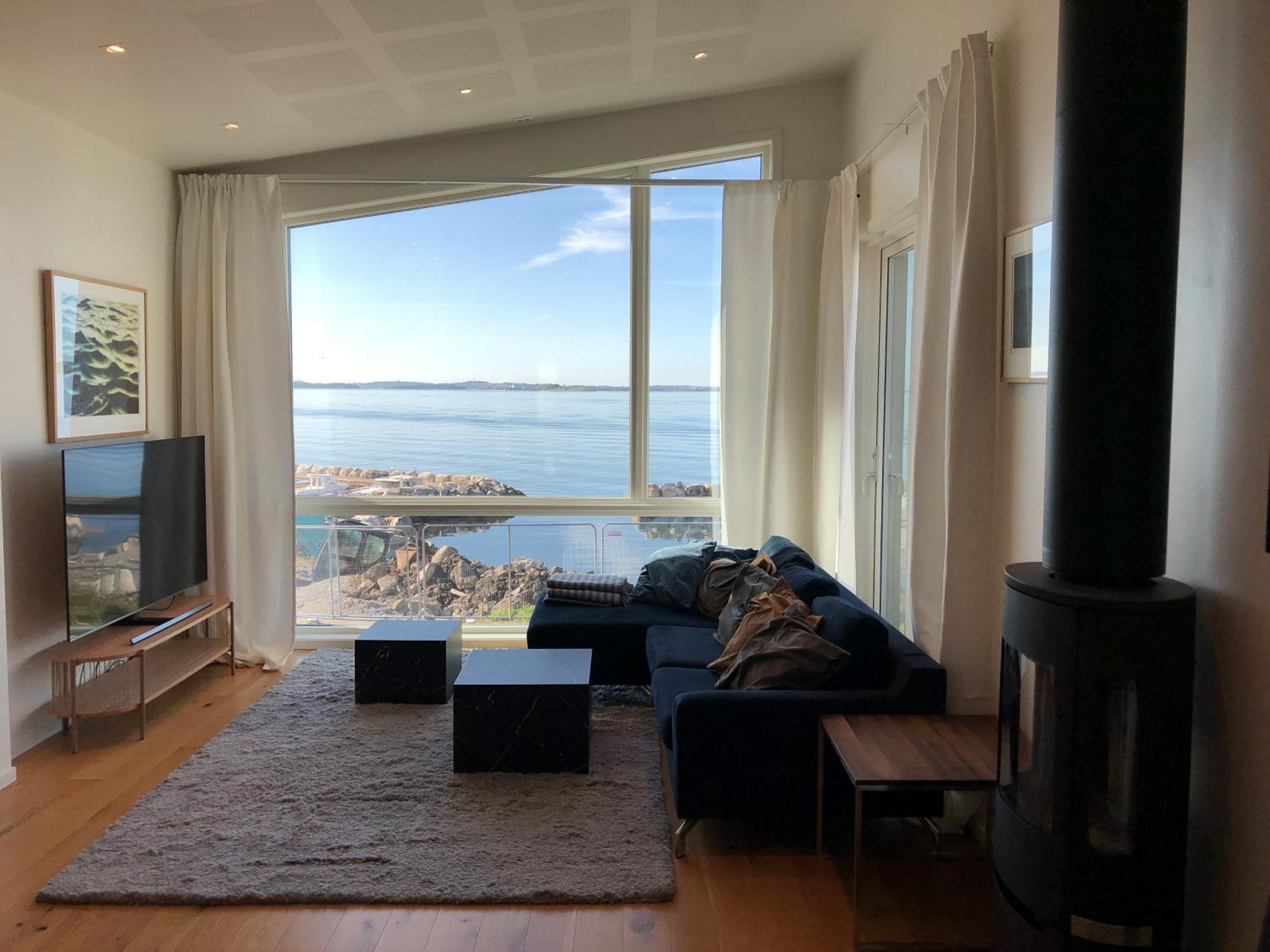 Ferienwohnung Haabakk On Sea Tau Exterior foto